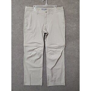Gander Mountain Guide Series Convertible Pants Womens 16 Beige Lightweight